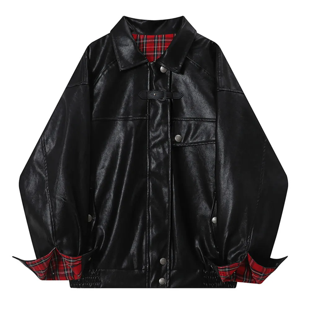 Teen Spirit Grunge Leather Jacket