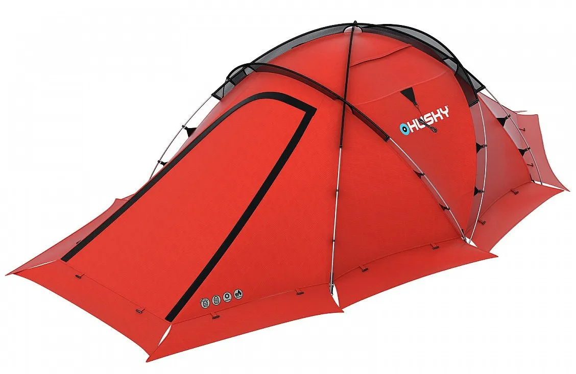 tent Husky Fighter 3-4 - Red