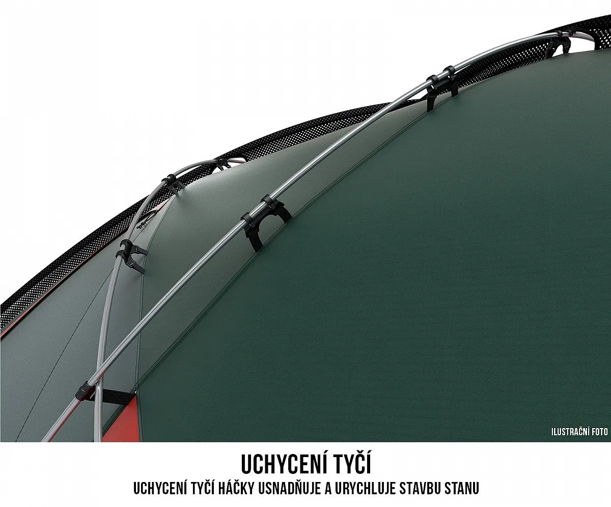 tent Husky Fighter 3-4 - Red