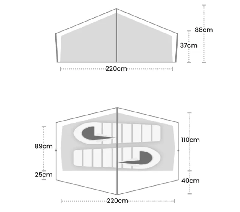 Terra Nova Laser Compact 2 P Tent  and Footprint Bundle