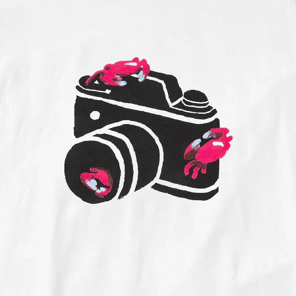 THE QUIET LIFE CAMERA CRABS TEE // WHITE