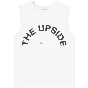 The Upside Logo Muscle Tank TopWhite