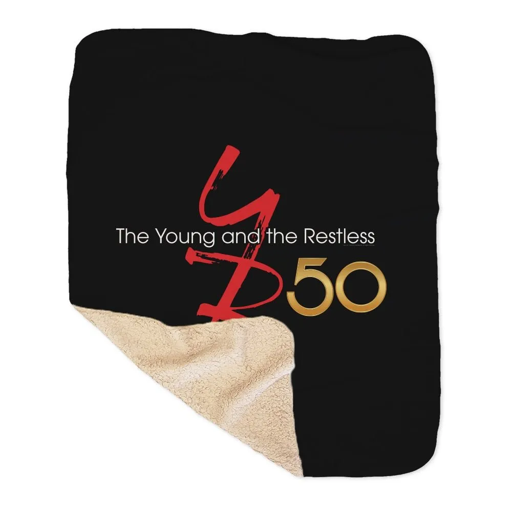 The Young and the Restless 50th Anniversary Sherpa Blanket