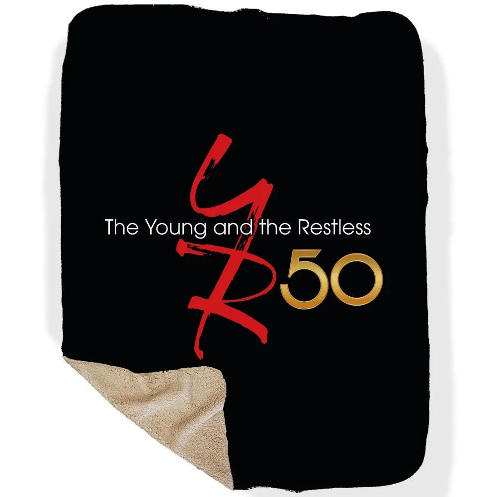 The Young and the Restless 50th Anniversary Sherpa Blanket