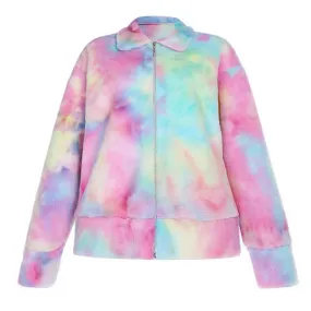 Tie Dye Teddy Jacket