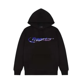 Trapstar Liquid Chrome Hyperdrive Hoodie - Black