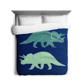 Triceratops Duvet Cover