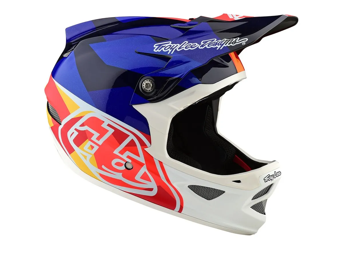 Troy Lee Designs D3 Carbon MIPS Full Face Helmet - Jet - 2019