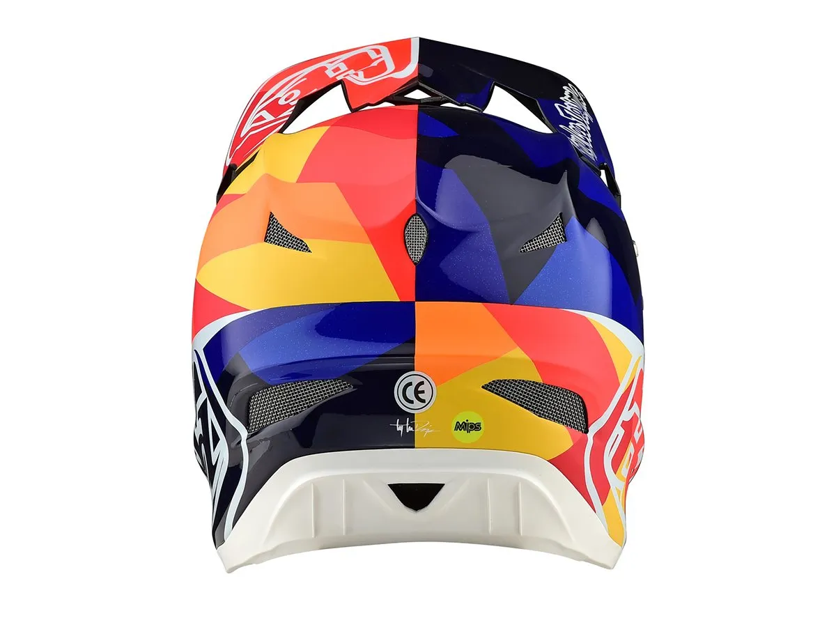 Troy Lee Designs D3 Carbon MIPS Full Face Helmet - Jet - 2019