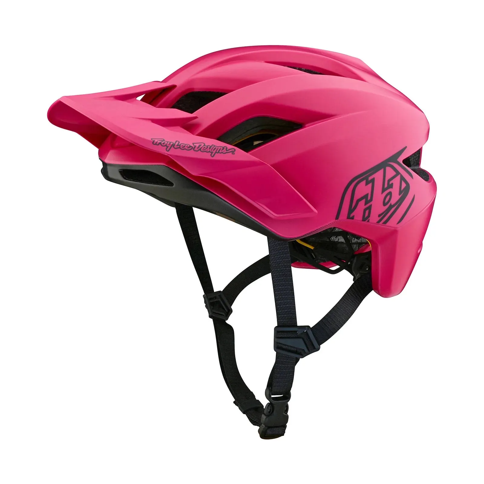 Troy Lee Designs Flowline MTB Helmet with MIPS - Point - Raspberry