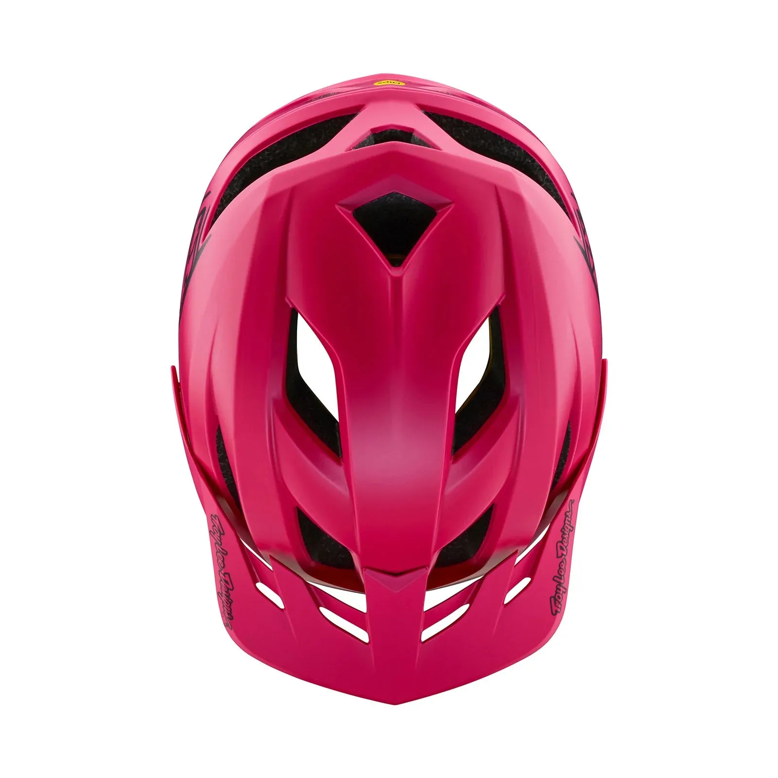 Troy Lee Designs Flowline MTB Helmet with MIPS - Point - Raspberry