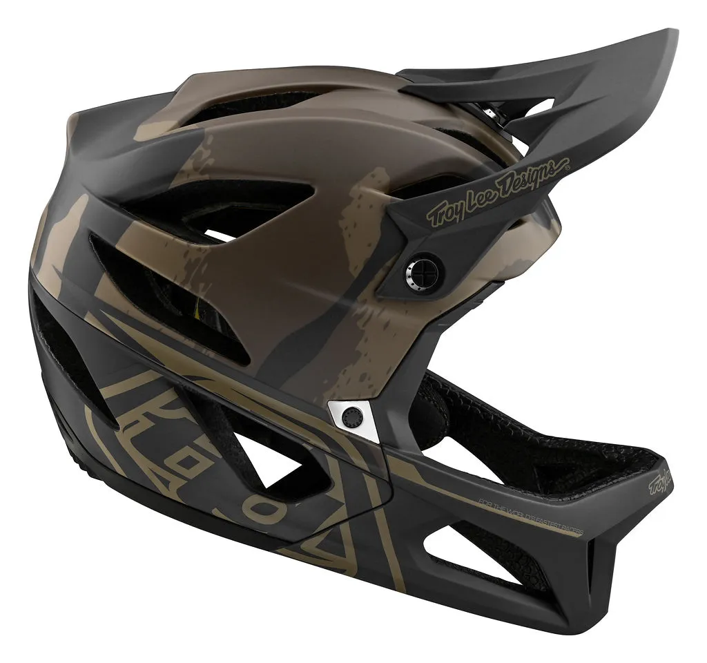 Troy Lee Designs Stage Full Face Helmet with MIPS - Stealth - Camo Olive