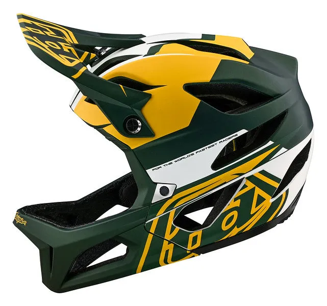 Troy Lee Designs Stage Full Face Helmet with MIPS - Vector - Green