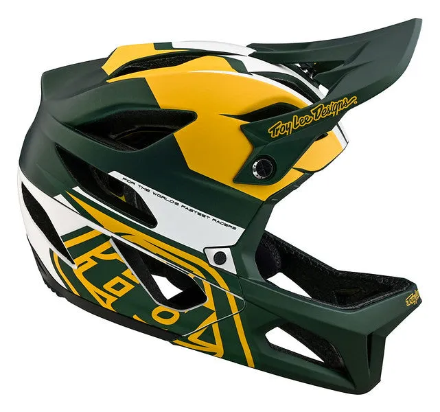 Troy Lee Designs Stage Full Face Helmet with MIPS - Vector - Green