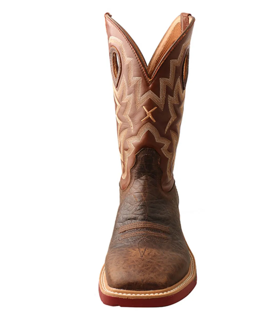 Twisted X | 12" AT WP  Spice Western Work Boot | Smokey Chocolate