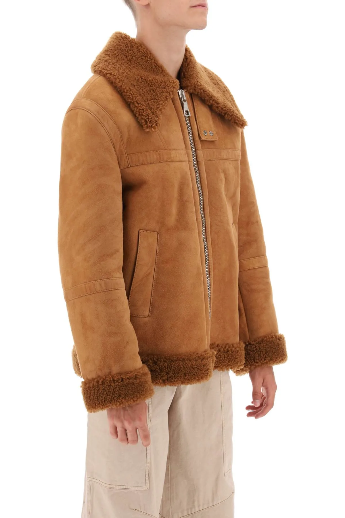 UNIVERSITY SHEARLING JACKET