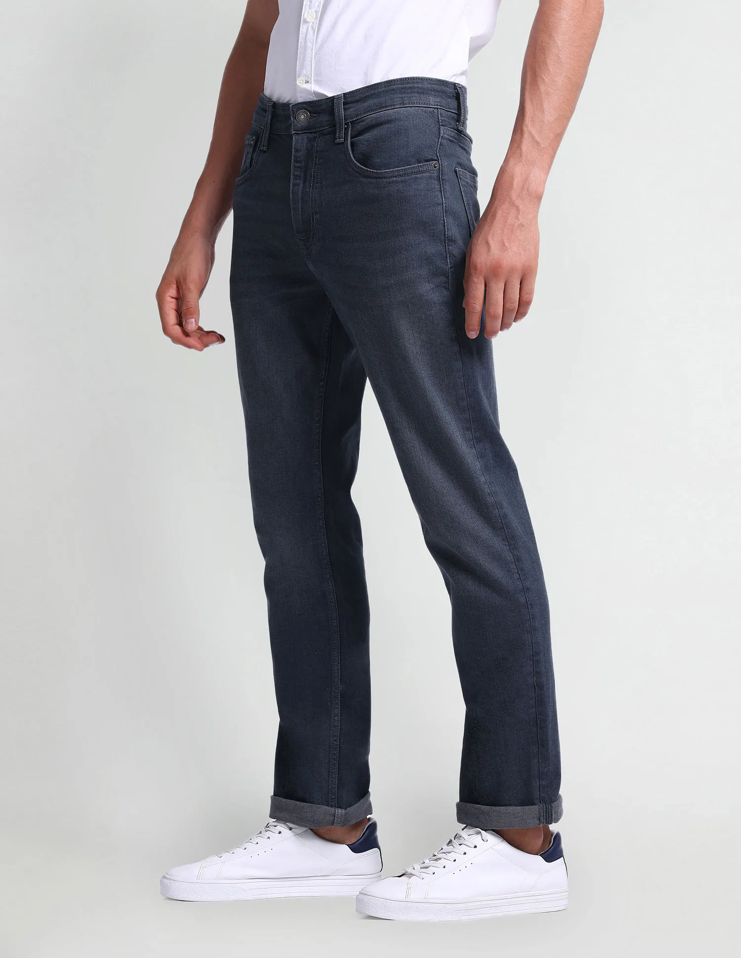 U.S. Polo Assn. Denim Co. Harold Slim Straight Fit Blue Jeans