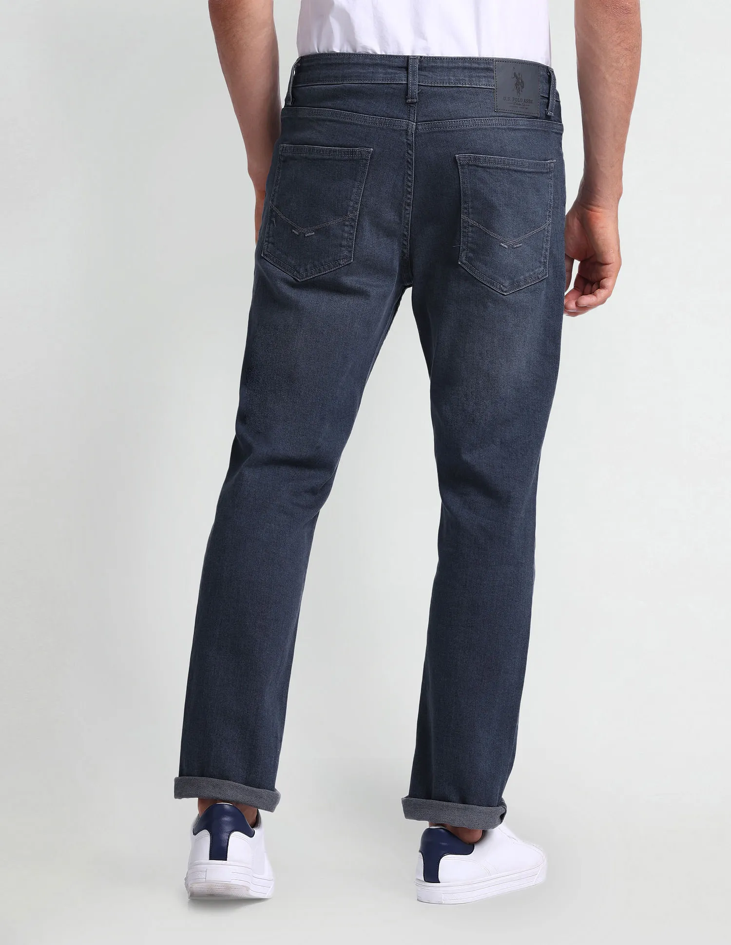 U.S. Polo Assn. Denim Co. Harold Slim Straight Fit Blue Jeans