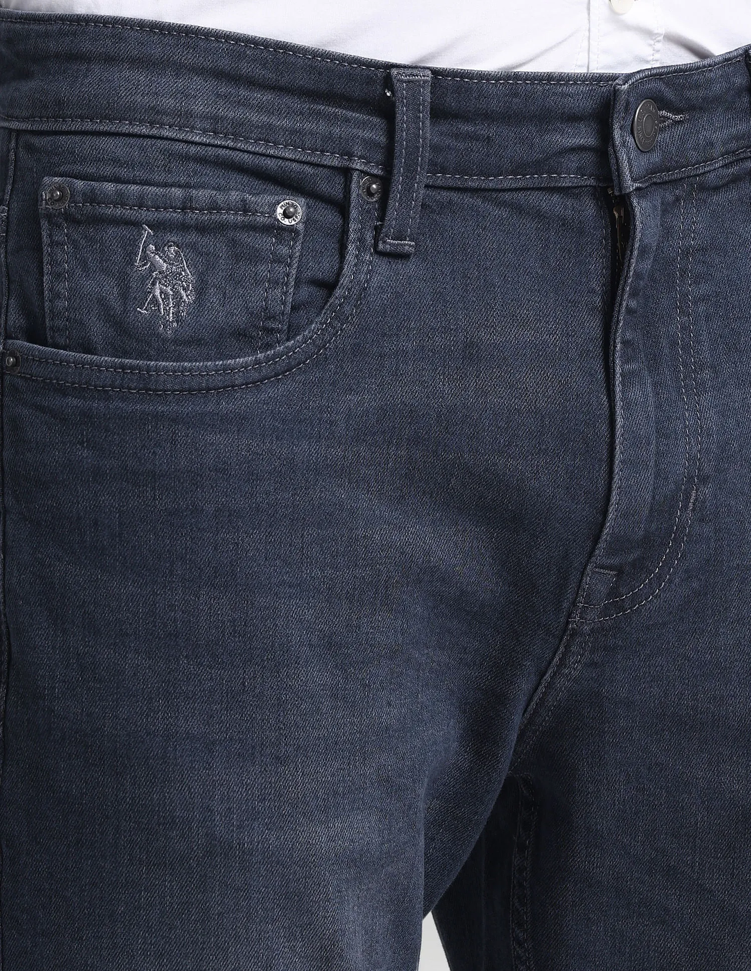 U.S. Polo Assn. Denim Co. Harold Slim Straight Fit Blue Jeans