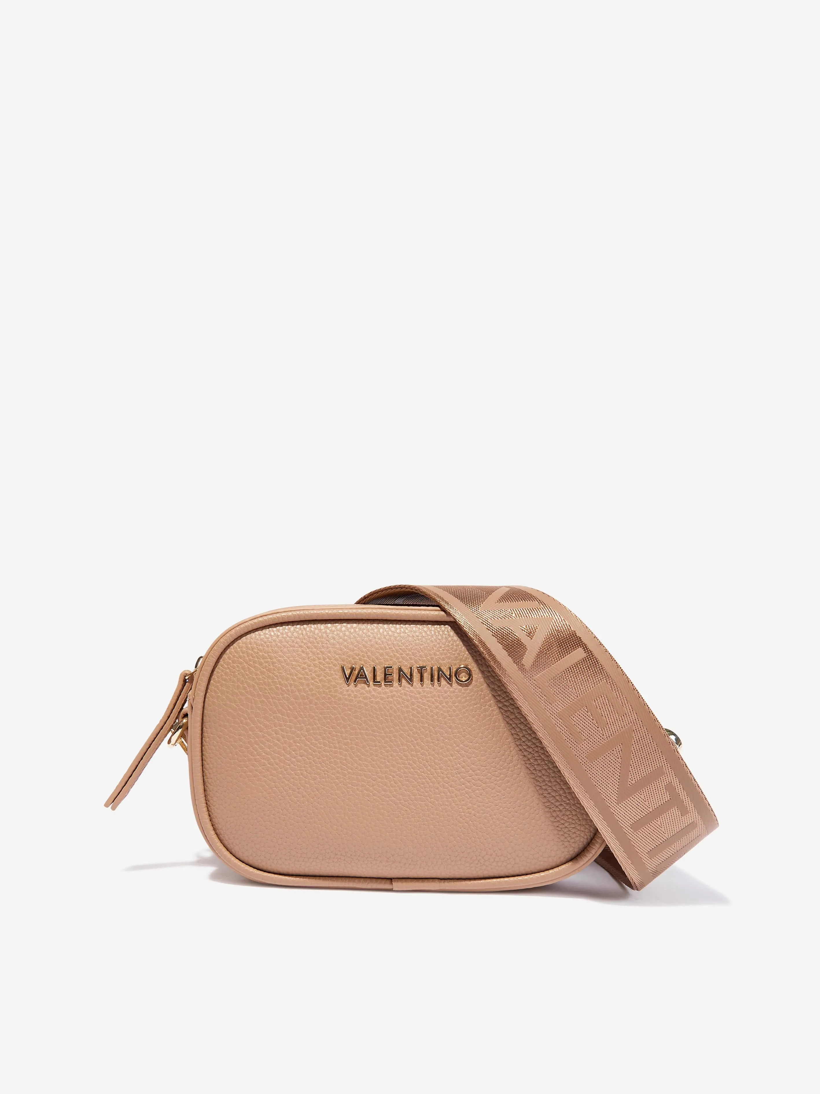 Valentino Girls Miramar Crossbody Bag in Beige (20cm)