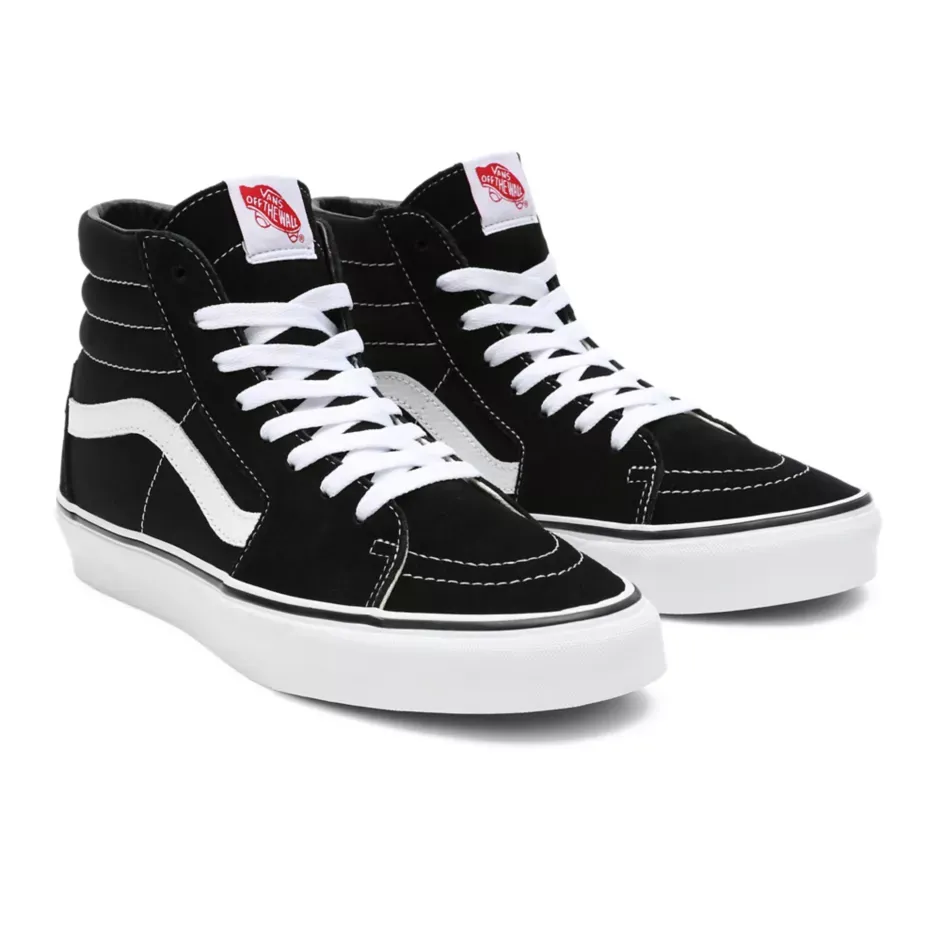 VANS SK8-HI Unisex Old Skool Authentic Shoe - Black/White