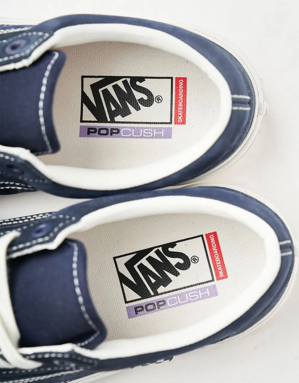 Vans Skate Old Skool Shoes - Wrapped Deep Navy/Vintage White