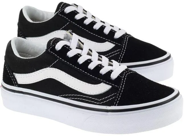 Vans Trainers Kids Old Skool Black White