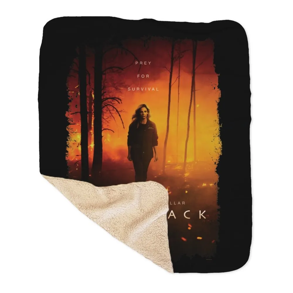 Wolf Pack Prey For Survival Tan Sherpa Blanket