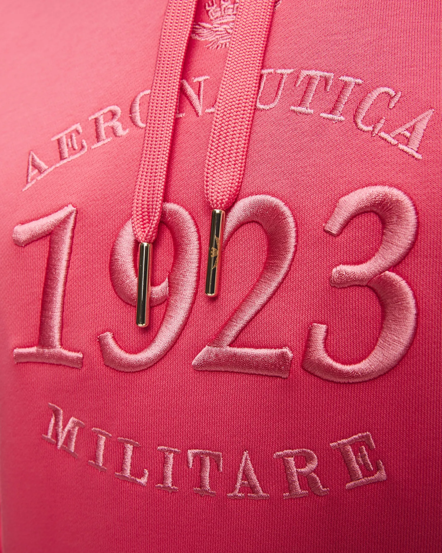 Women's pink hoodie Aeronautica Militare 241fe1888df541-19315