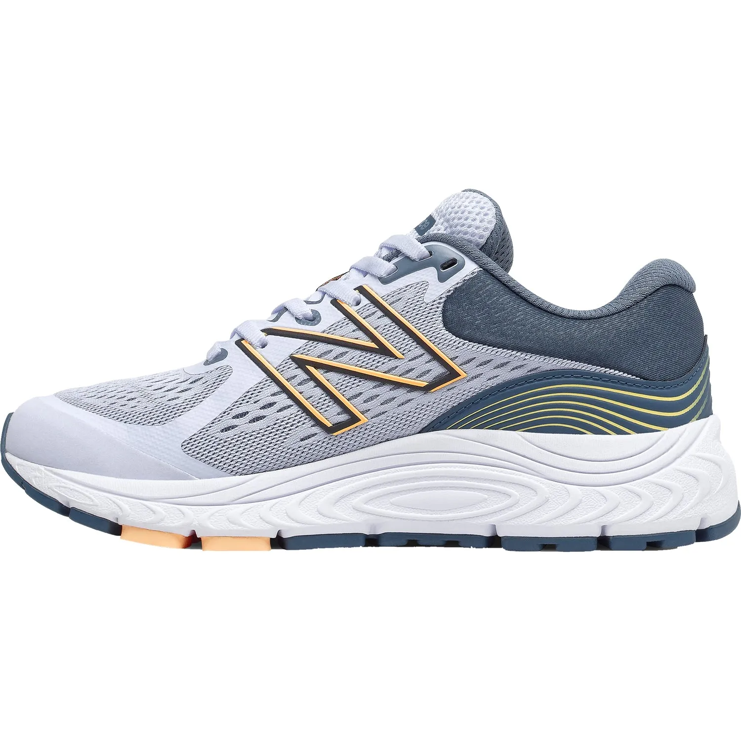 Women's New Balance W840LA5 Silent Grey/Light Mango Synthetic/Mesh