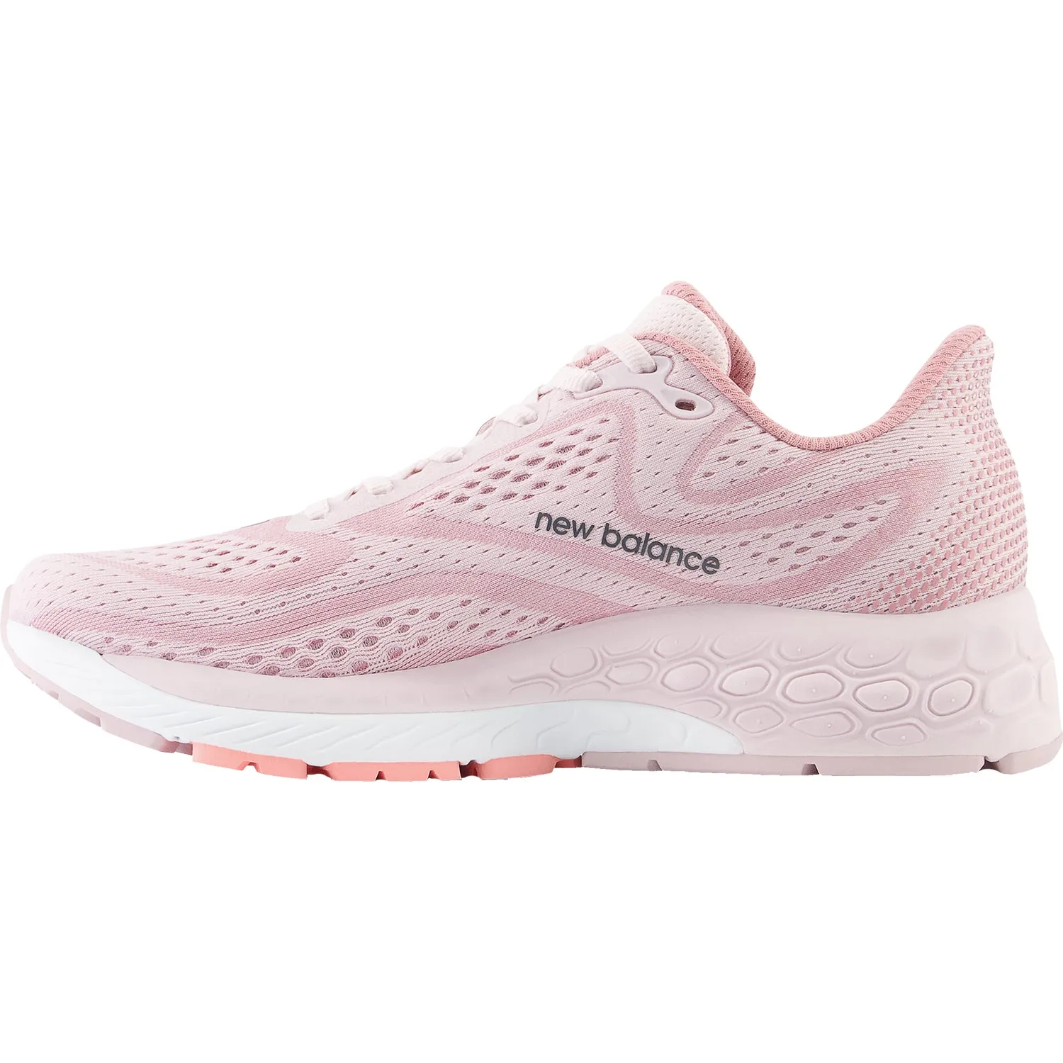 Women's New Balance W880C13 Fresh Foam X Stone Pink/Hazy Rose/Black Metallic Mesh