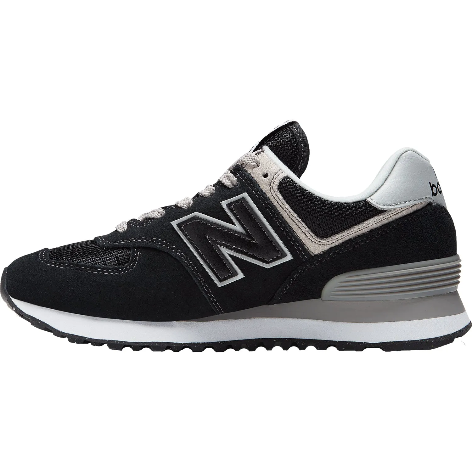 Women's New Balance WL574EVB Black Suede