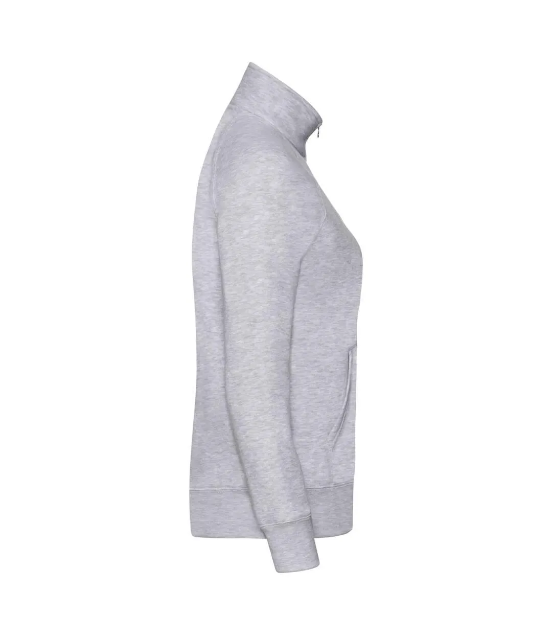 Womens/ladies premium lady fit jacket heather grey Fruit of the Loom