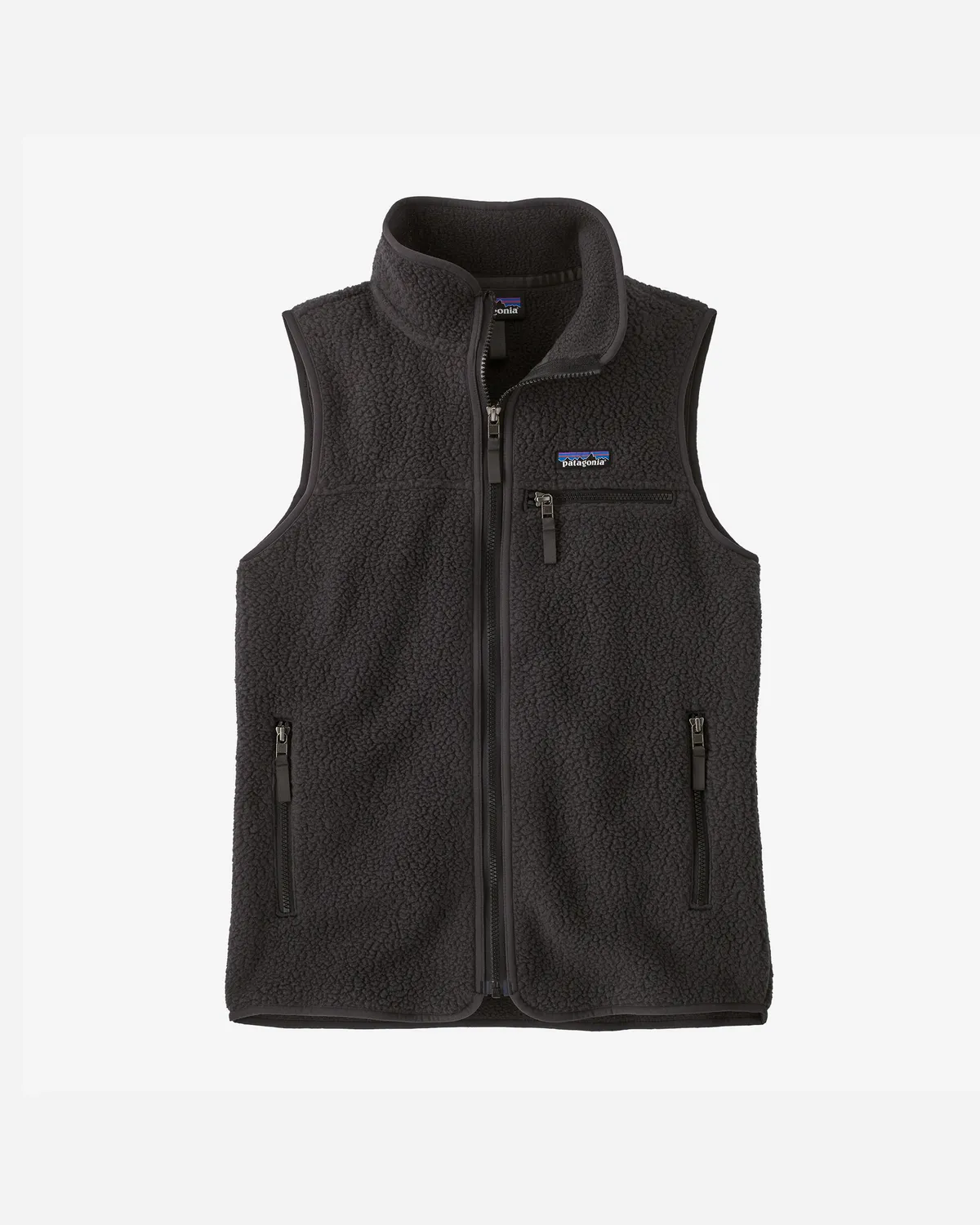 W's Retro Pile Vest - Ink Black