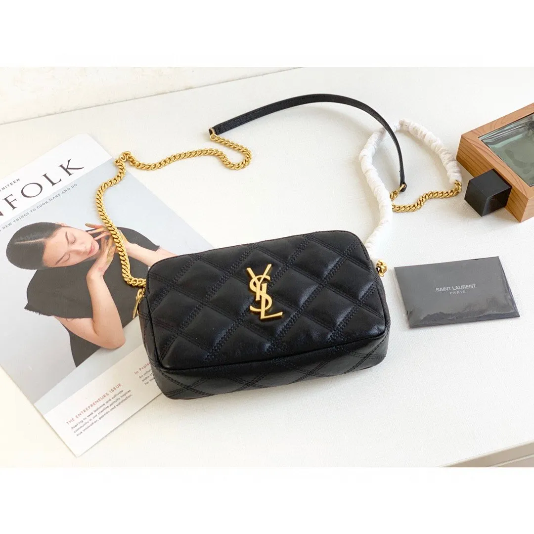 Yves Saint Laurent Becky Crossbody Bag Black