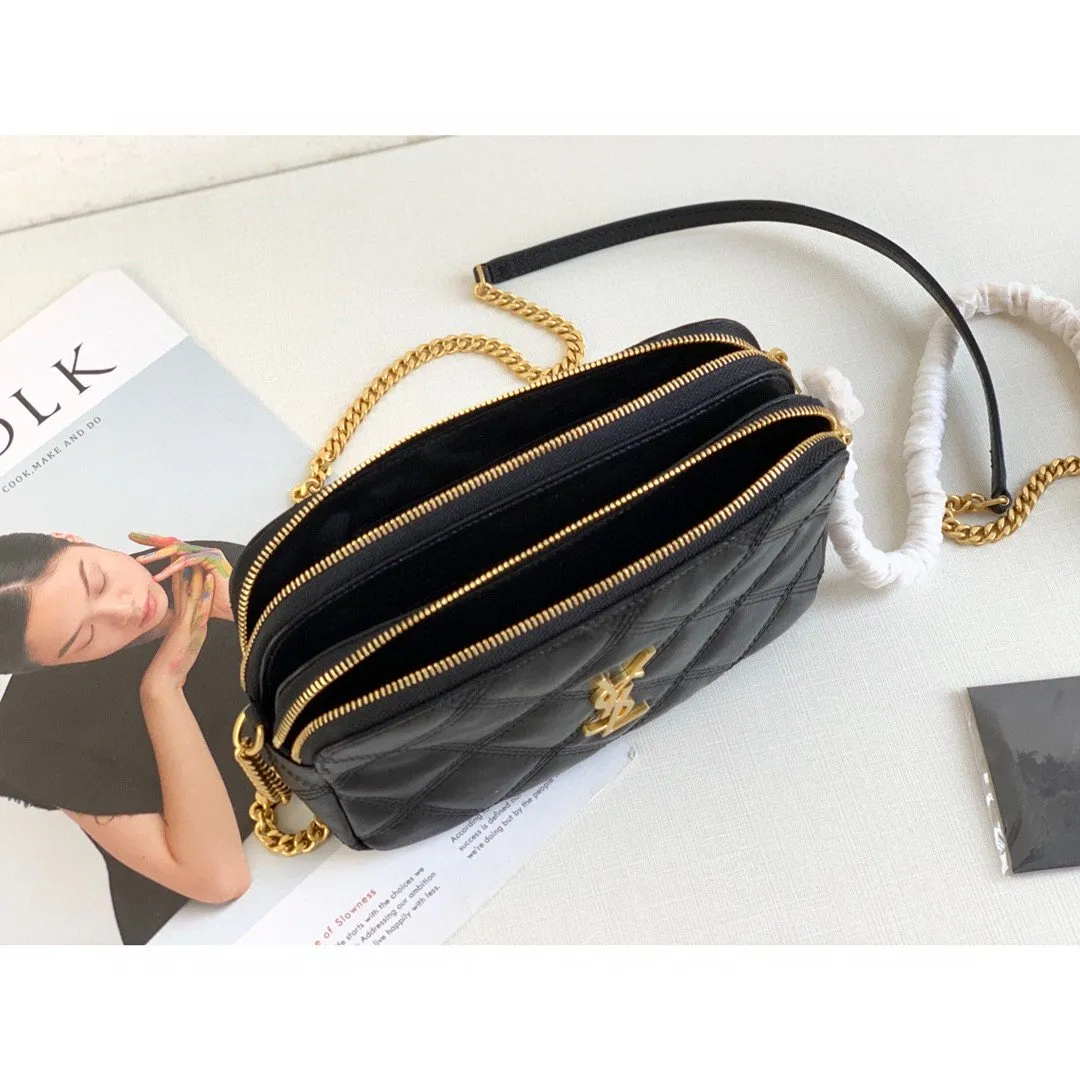 Yves Saint Laurent Becky Crossbody Bag Black