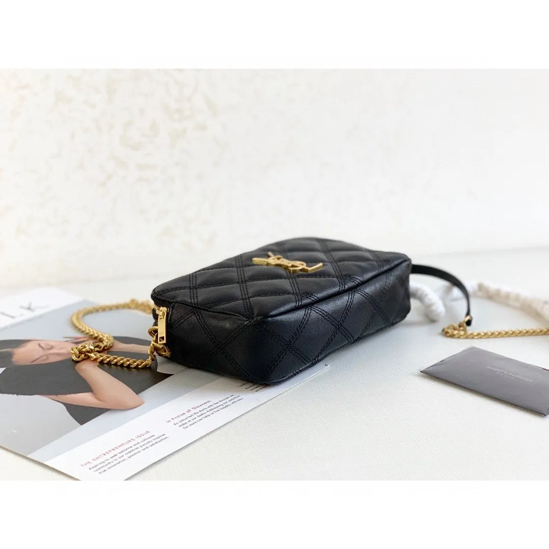 Yves Saint Laurent Becky Crossbody Bag Black