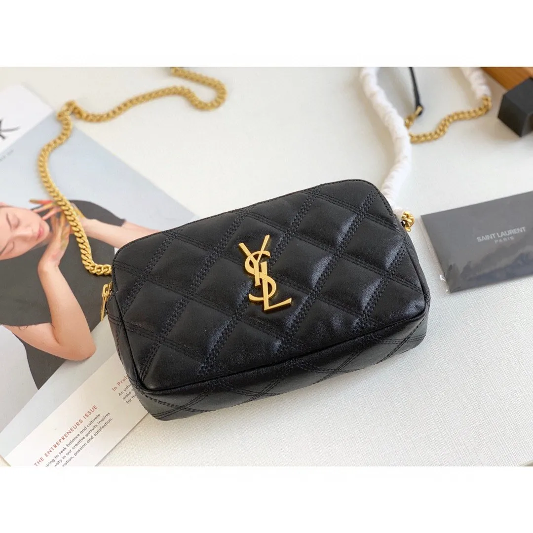 Yves Saint Laurent Becky Crossbody Bag Black